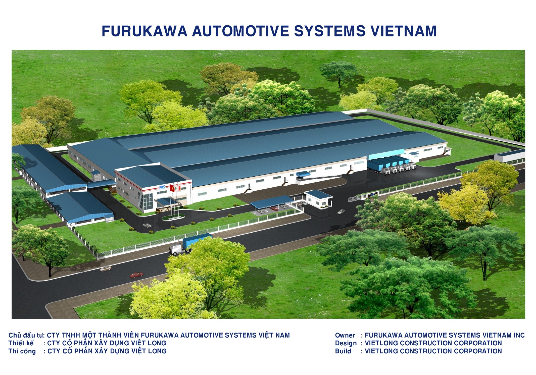 Dự án công trình CTY FURUKAWA VIETNAM