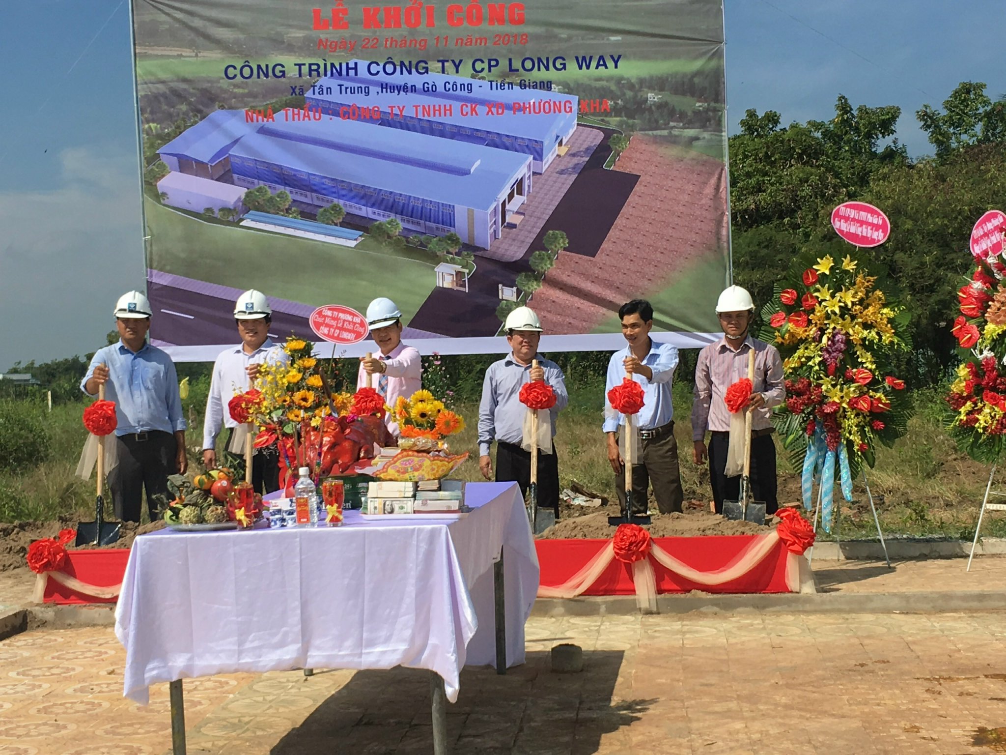 Dự án công trình Nhà xưởng VP LONGWAY